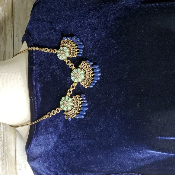 J. Crew BOHO  Station Necklace- Beautiful Design! - Picture 2 of 7